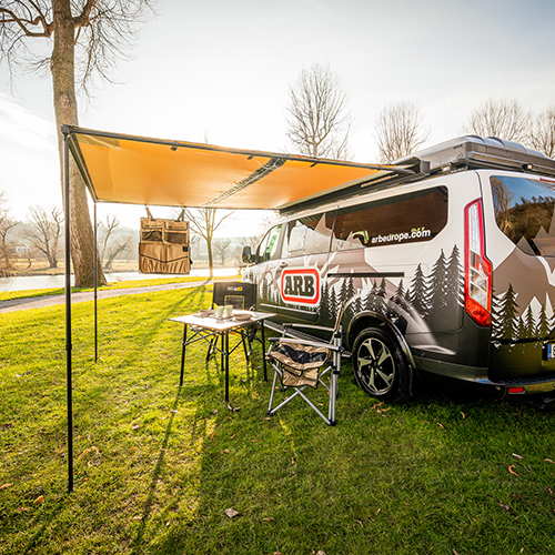 ARB TENDALINO 3.0 X 2.5 MT CON LUCI INCLUSE - COPERTURA ALLUMINIO NERO