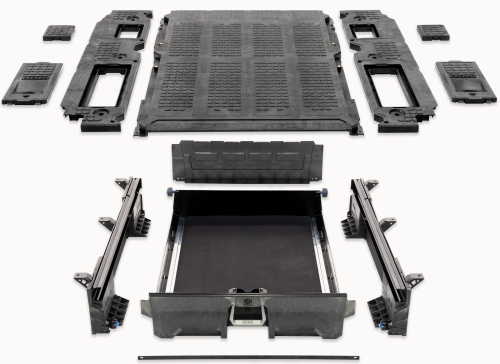 DECKED CASSETTONI SCORREVOLI PER ISUZU D-MAX DAL 2021 SPACE CAB