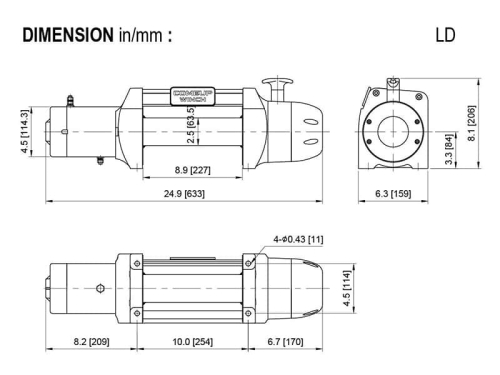 COME UP VERRICELLO SEAL MADX 8.0s LD 12V SENZA CAVO