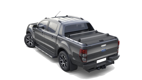 ROLL TOP COVER PER FORD RANGER DAL 2012 IN POI WILDTRACK DOPPIA CABINA - NERO