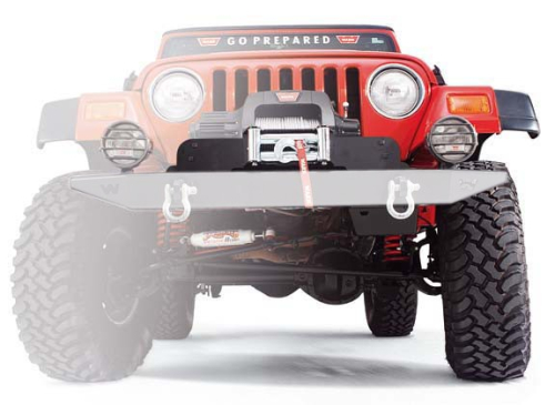 WARN PIASTRA DI MONTAGGIO VERRICELLO PER JEEP TJ DAL 1998 AL 2002