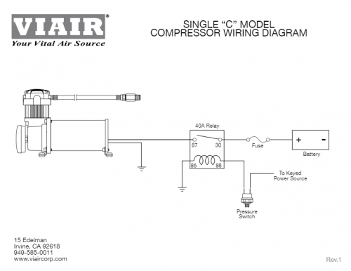 VIAIR COMPRESSORE 95C 12V