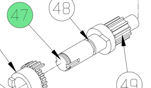 WARN PINION   CAM WARN 8274-50