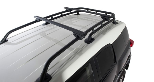 RHINO RACK KIT BARRE VORTEX 1180MM NERE PER NISSAN NAVARA D40-TOYOTA FJ