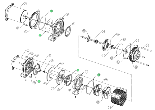 WARN KIT O-RING ATV 3.0