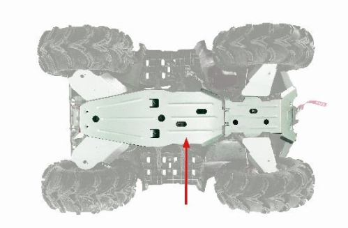 WARN PROTEZIONE CHASSIS SUZUKI K.QUAD 450/700/750