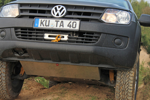 PROTEZIONE SOTTOSCOCCA MOTORE VW AMAROK 2.0TDI ALLUMINIO 6MM