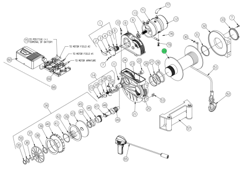 WARN TAMBURO PER VERRICELLO M8274-50