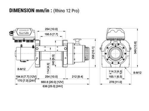 COME UP VERRICELLO RHINO 12 PRO 12V