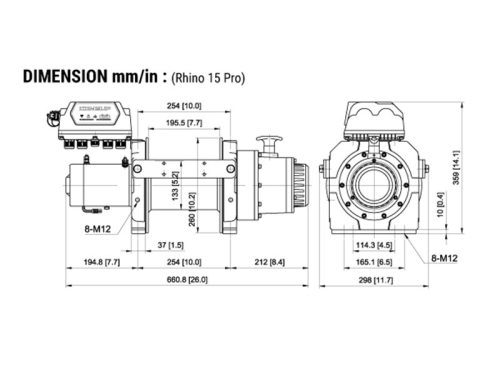 COME UP VERRICELLO RHINO 15 PRO 24V