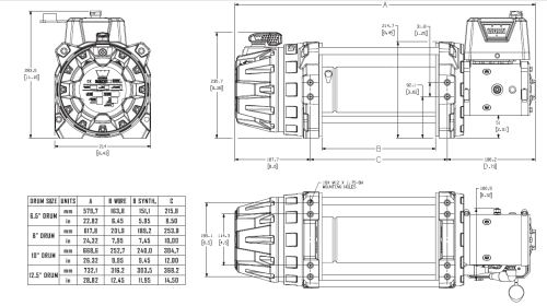 WARN VERRICELLO INDUSTRIALE SERIE G2 12-C DC 24V-MC