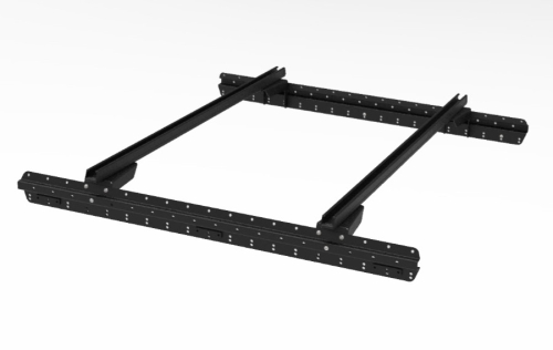 MULI-RACK SISTEMA PORTANTE DOPPIA CABINA CON BARRE RHINO RACK HD 1500 MM