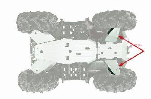 WARN KIT PROTEZIONE ANTERIORE YAMAHA GRIZZLY 2007